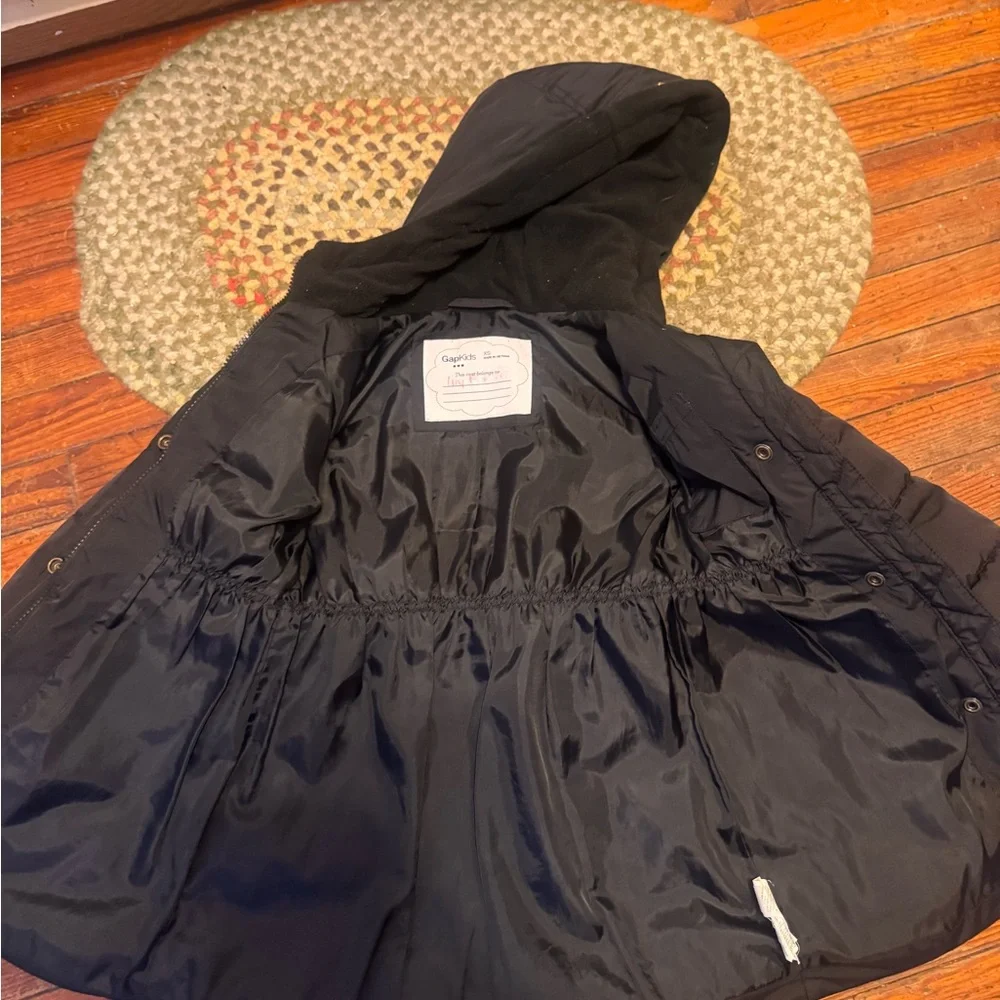 GAP Kids Dark Puffer Coat with Hood